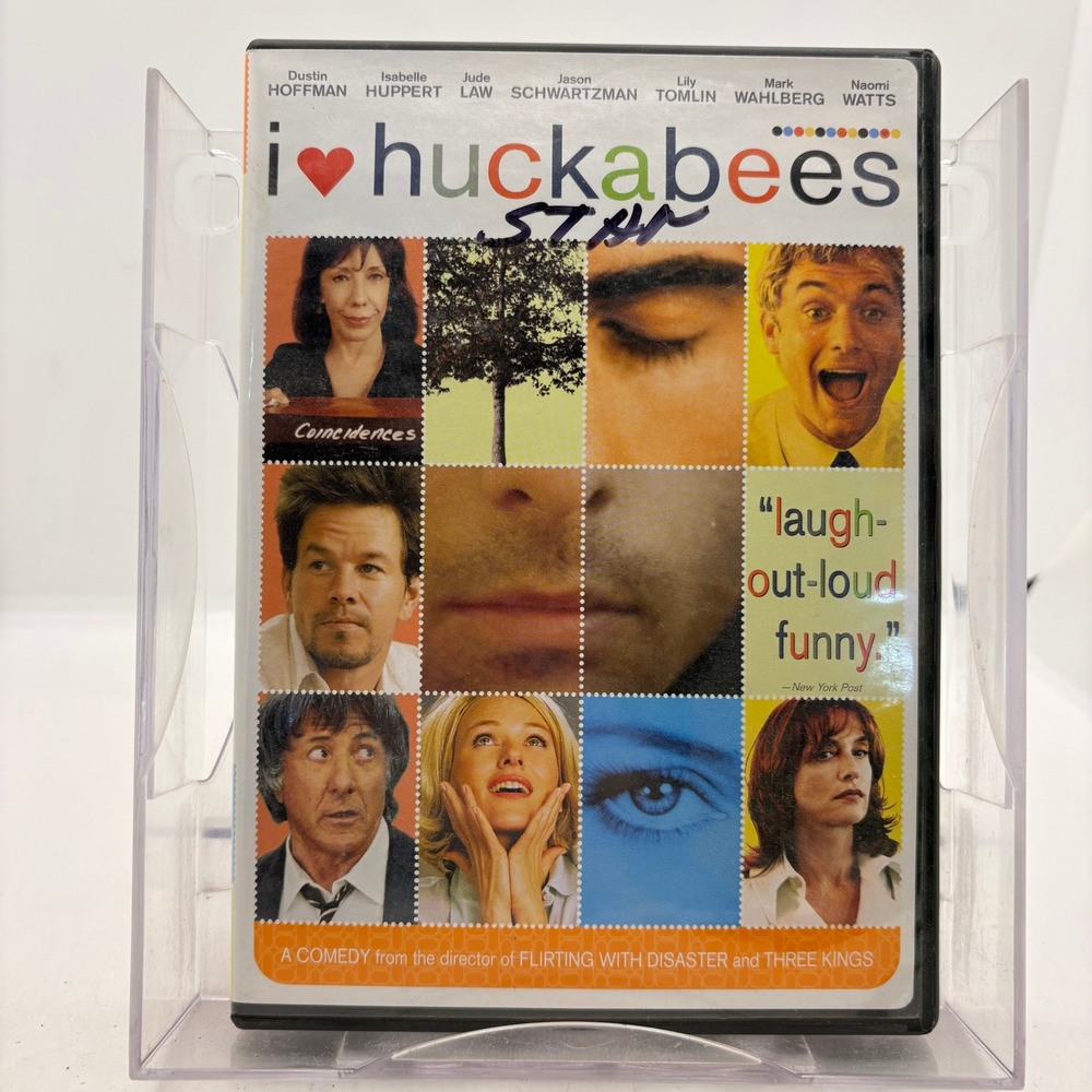 I Heart Huckabees DVD 2004 Widescreen Full Screen Comedy Movie Dustin Hoffman
